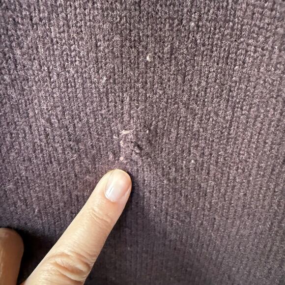 St. John Sport Brown Cashmere Gold tone buttondown sweater size 2X - Picture 9 of 13